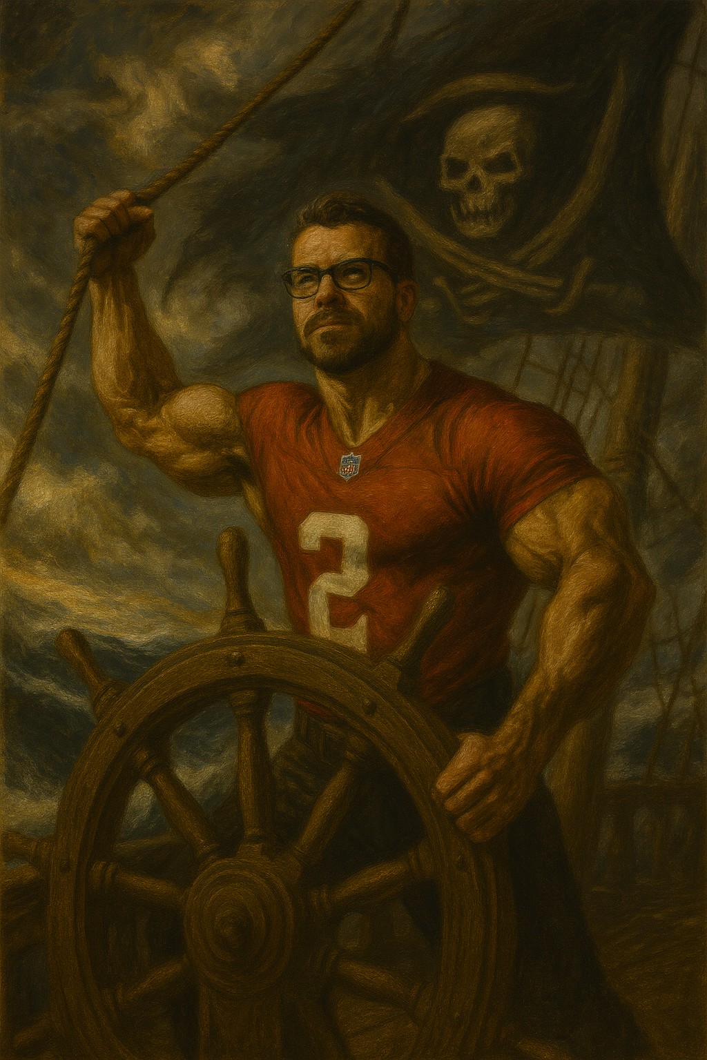 Sven Brasig auf dem Football-Feld